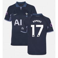 Billiga Tottenham Hotspur Cristian Romero #17 Borta fotbollskläder 2023-24 Kortärmad